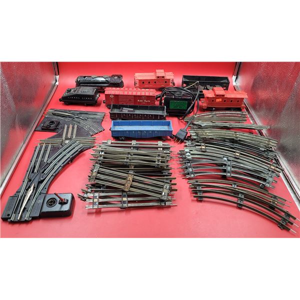 Model Railroad Lot w/ Model Trains & Tracks