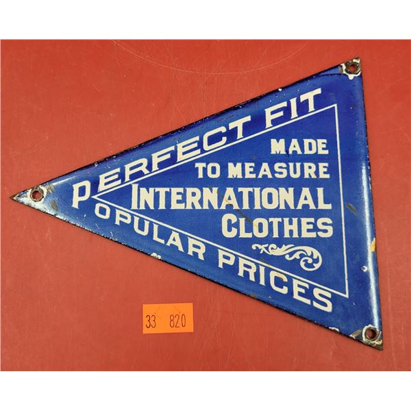 Perfect Fit Tailor Advertising Sign