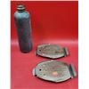 Image 1 : VTG Hot Water Bottle & Coleman Gas Iron Trivets