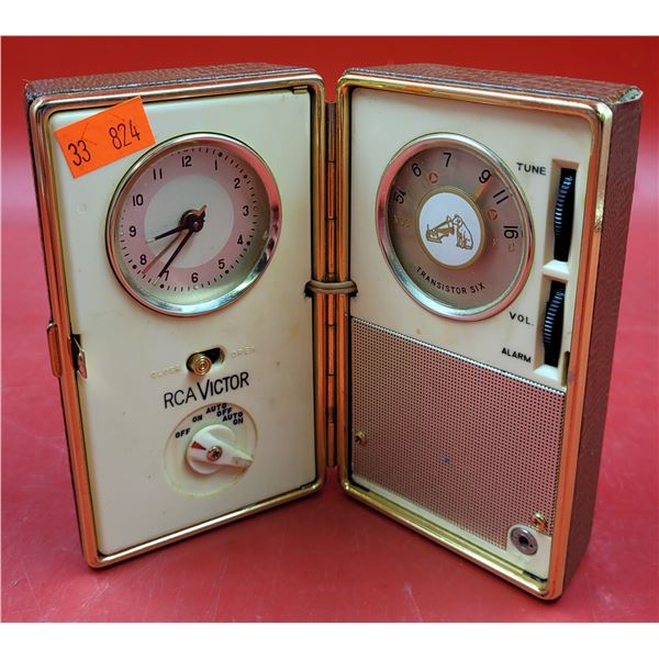 VTG RCA Victor Transistor 6 Alarm Clock Radio