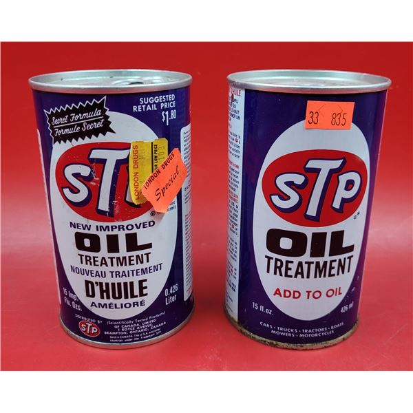 2 VTG STP Oil Treatment Cans