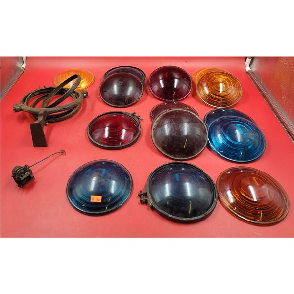 Lot of Assorted Traffic Light Signal Lenses