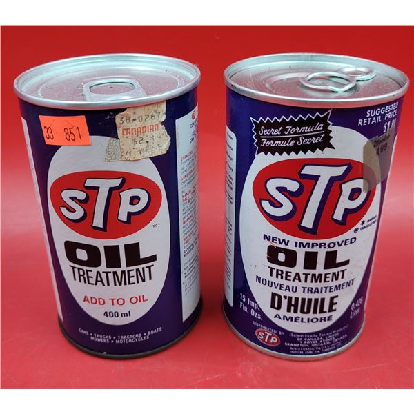 2 VTG STP Oil Treatment Cans