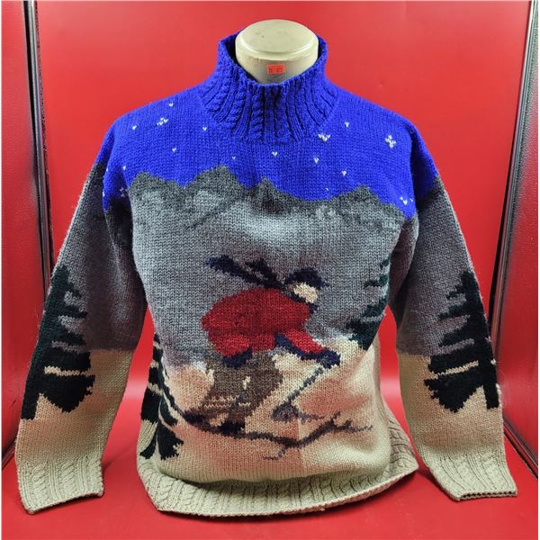 Ralph Lauren Hand-Knit 100% Wool Winter Sweater