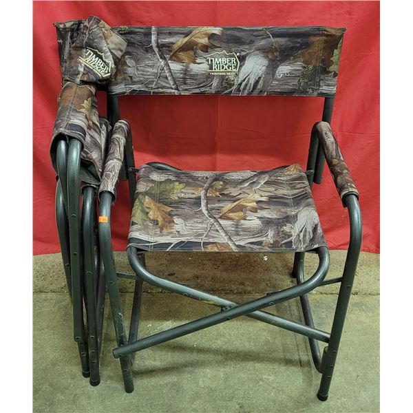 2 Timber Ridge Folding Camo Chairs