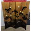 Image 2 : Asian Double-Sided Lacquered Wood Room Divider