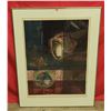 Image 1 : Framed 1999 "Pomme Rouge" Lithograph by Alvar