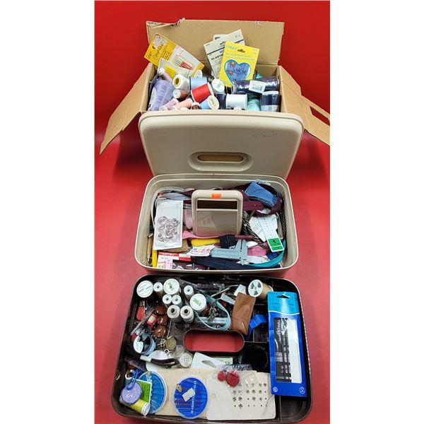 Lot of Assorted VTG Sewing Supplies
