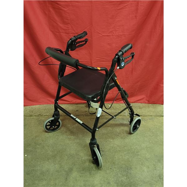 Lumex 4-Wheel Rollator Walker