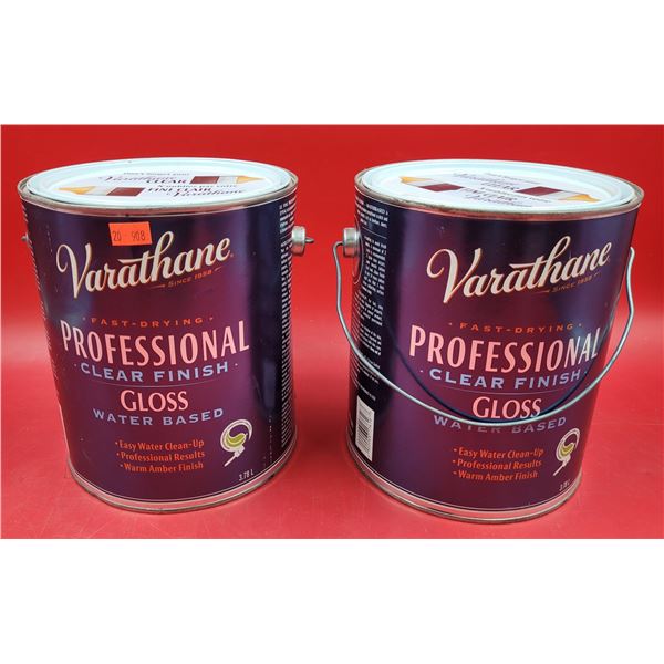 2 Cans of Varathane Professional Clear Finish Gloss