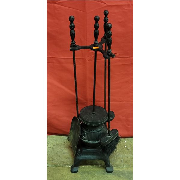 Cast Iron Fireplace Tool Set