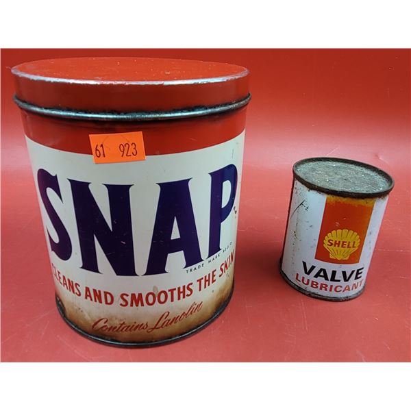 2 VTG Tins (Snap Skin Smoother/Cleaner & Shell Valve Lubricant)