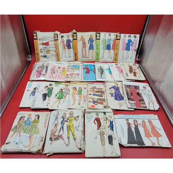 Lot of Assorted VTG Sewing Patterns