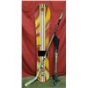 Image 1 : Sporting Good Lot w/ Assorted Golf Clubs, Hockey Stick, & Snowboard
