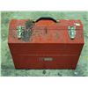 Image 2 : Metal Craftsman Toolbox w/ Assorted Tools