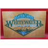 Image 1 : Wooden Beaver Canoe Whitewater Colours Advertising Sign