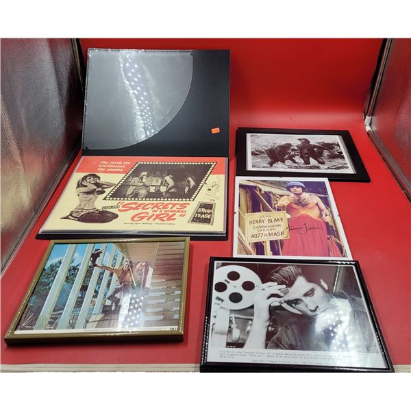 Lot of VTG Promotional Film Stills & Posters (Some Framed)