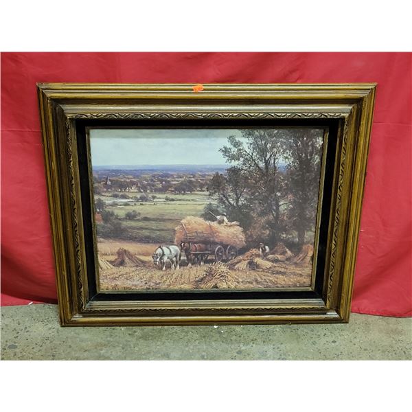 Framed "Harvest Time" Print by A.A. Glendening