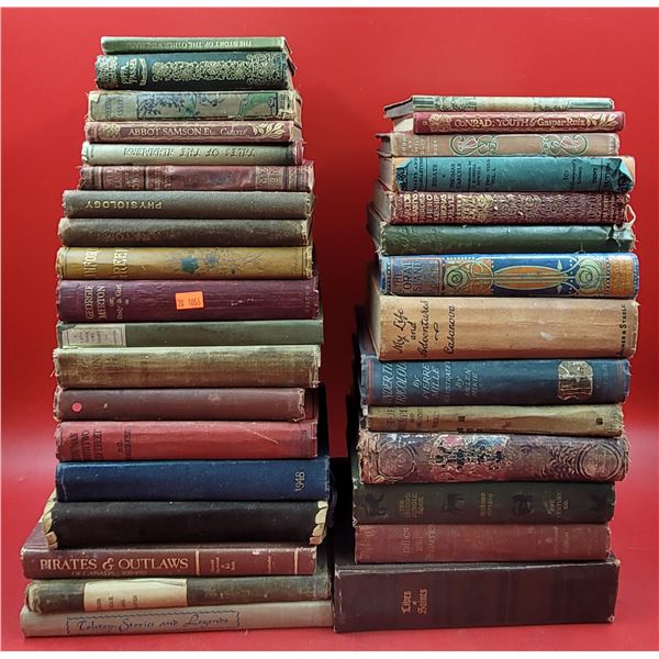 Lot of Assorted Antique & VTG Books