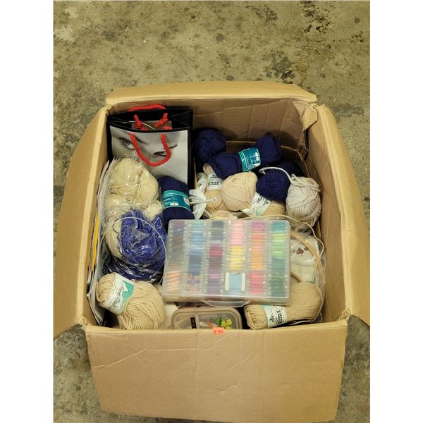 Lot of Assorted Yarn & Thread