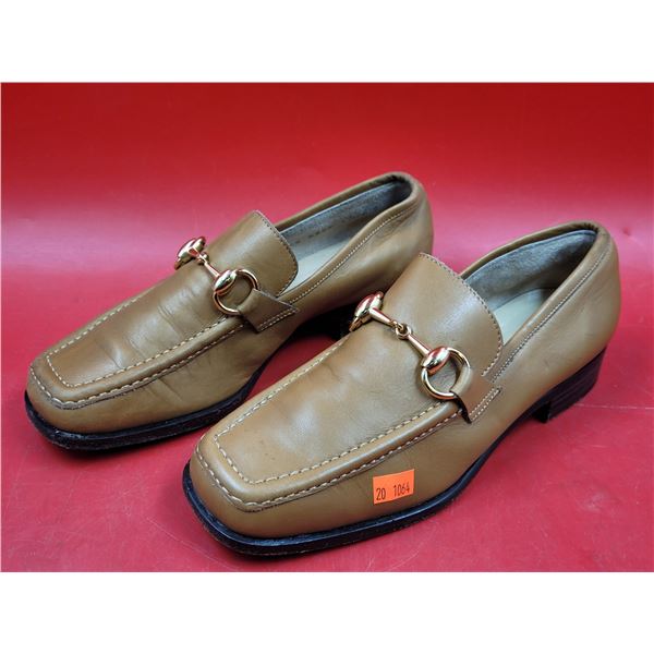 Leather Gucci Loafers Made in Italy