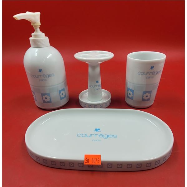Courreges Paris Bathroom Accessory Set