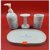 Image 1 : Courreges Paris Bathroom Accessory Set