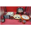 Image 1 : Clock Lot w/ Travel Clock, Wall Clocks, & Mantle Clocks