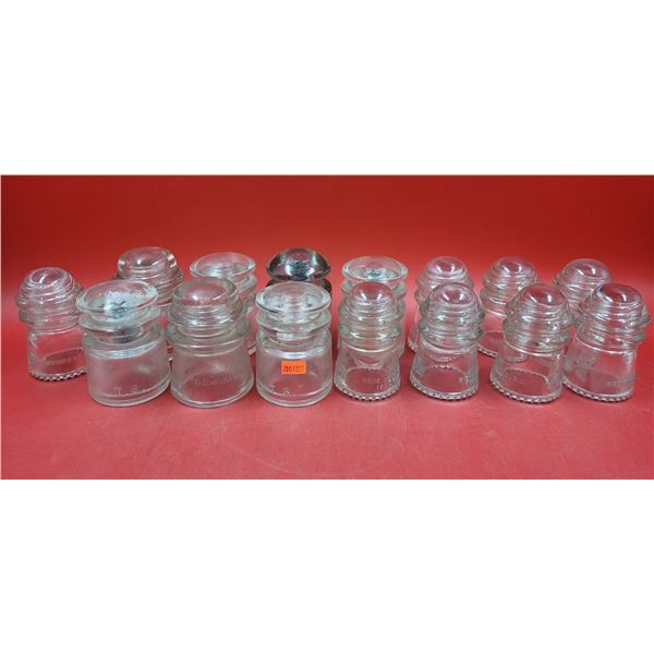 Lot Of VTG Glass Insulators