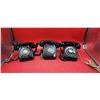 Image 1 : 3 Black VTG Rotary Telephones