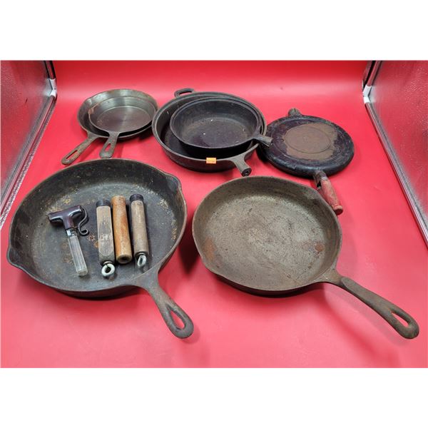 Lot of cast Iron Frying Pans