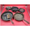 Image 1 : Lot of cast Iron Frying Pans