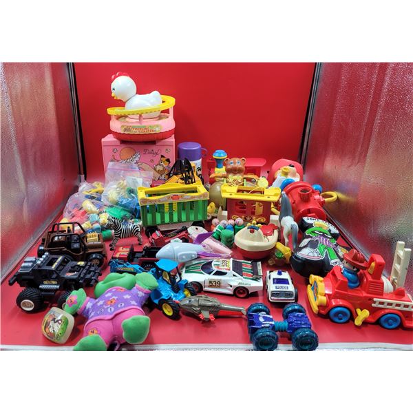 Lot of VTG Toys, Mostly Fisher Price
