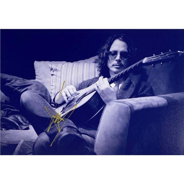 Chris Cornell facsimile signed  photo