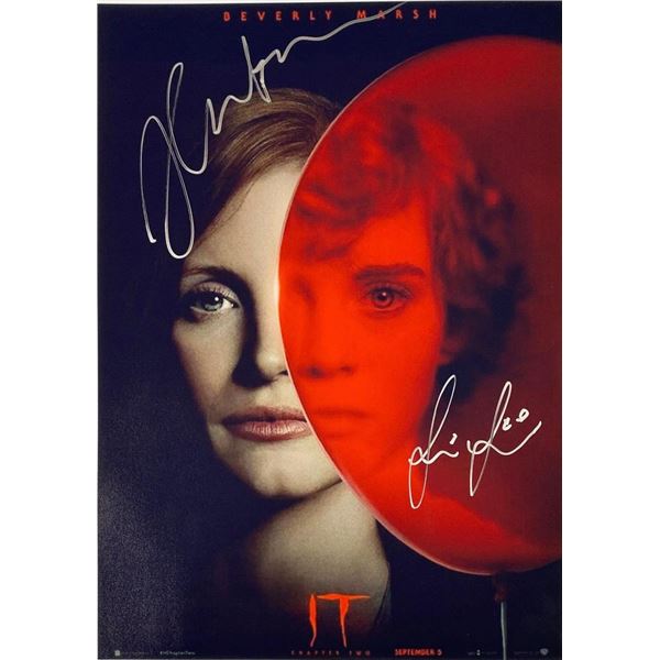 It Chapter Two Jessica Chastain and Sophia Lillis facsimile signed  movie photo