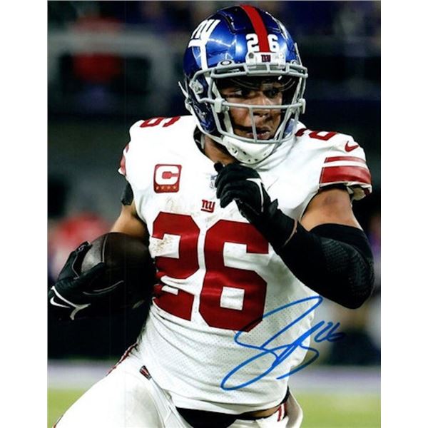 Philadelphia Eagles Saquon Barkley facsimile signed photo