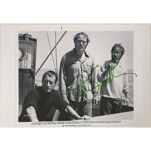 Jaws Steven Spielberg facsimile signed  movie photo