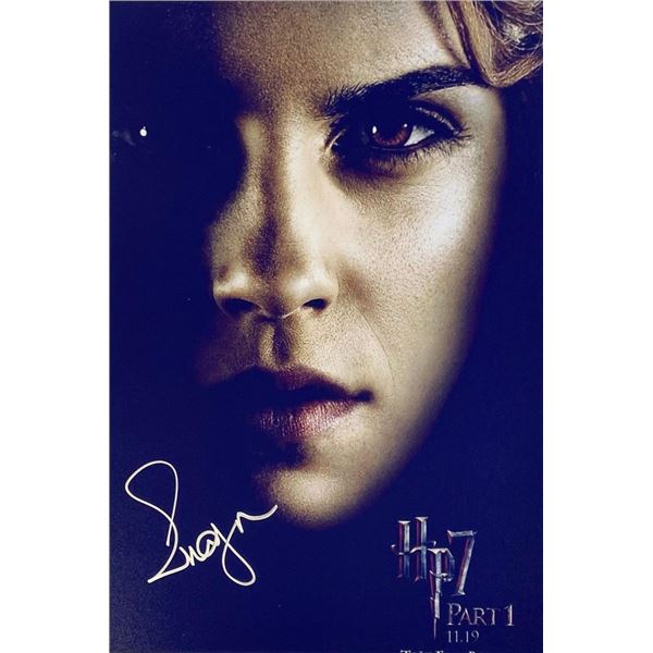 Harry Potter and the Deathly Hallows â€“ Part 1 Emma Watson facsimile signed  movi