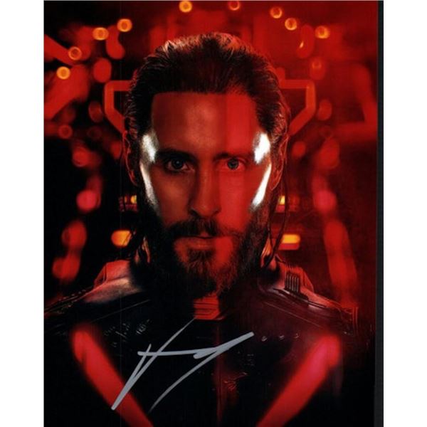 Tron:Ares Jared Leto facsimile signed photo