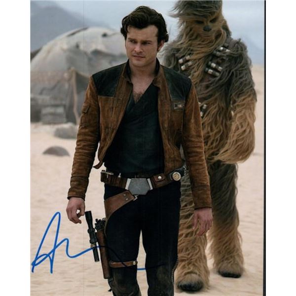 Star Wars Solo  Alden Ehrenreich facsimile signed photo
