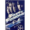 Image 1 : Fast & Furious cast facsimile signed  movie photo