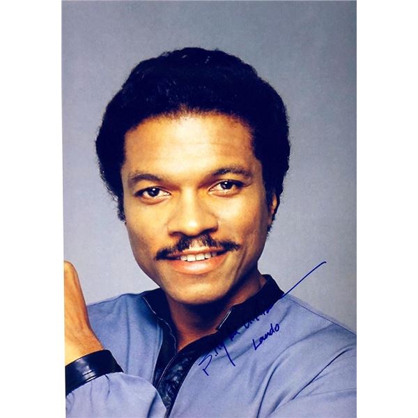 Star Wars Billy Dee Williams facsimile signed  photo