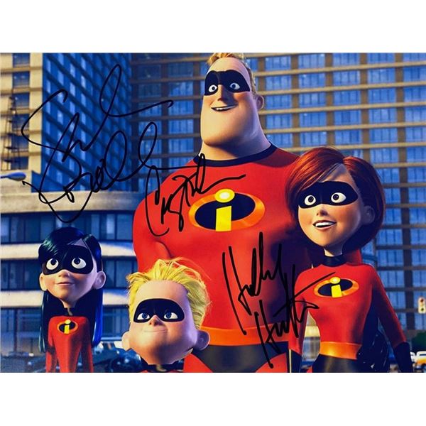The Incredibles cast facsimile signed  movie photo