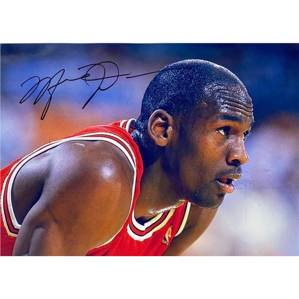 Chicago Bulls Michael Jordan facsimile signed  photo