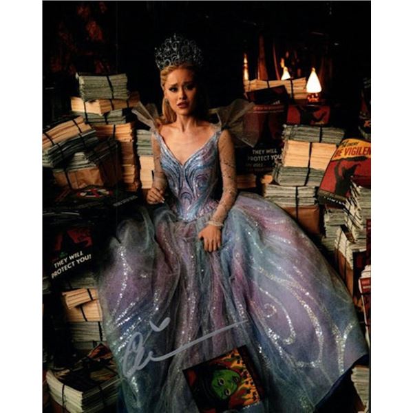 Wicked Ariana Grande facsimile signed photo