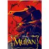 Image 1 : Mulan cast facsimile signed  movie photo