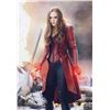 Image 1 : Marvel Scarlet Witch Elizabeth Olsen facsimile signed  movie photo