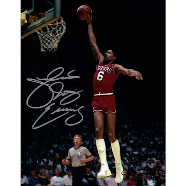 Philadelphia 76ers Julius Erving facsimile signed photo