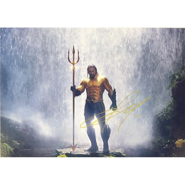 Aquaman Jason Momoa facsimile signed  movie photo