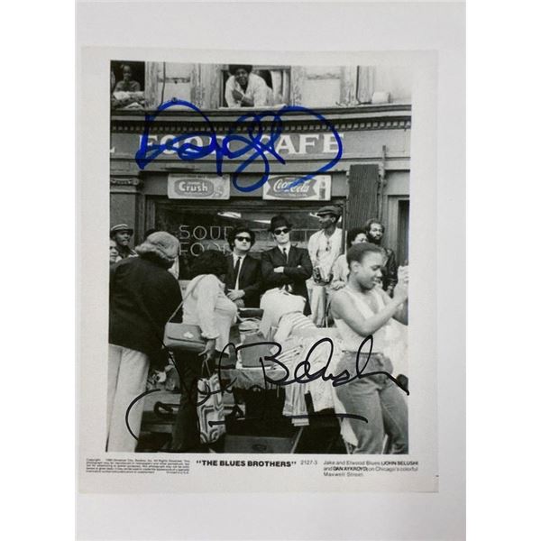 The Blues Brothers Dan Aykroyd and John Belushi facsimile signed  movie photo